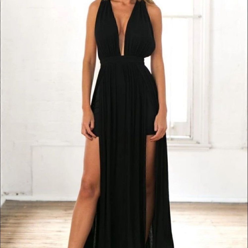 Xenia Boutique Black Maxi dress